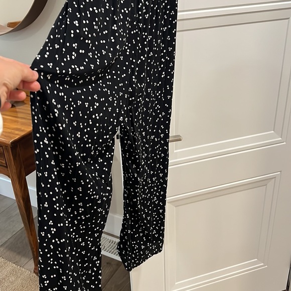 Mink pink, size small, black and white polka dot romper - Picture 2 of 3